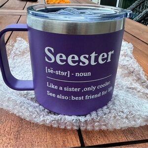 ☀️☀️Seester" Definition Mug – Funny & Heartfelt Sister Gift